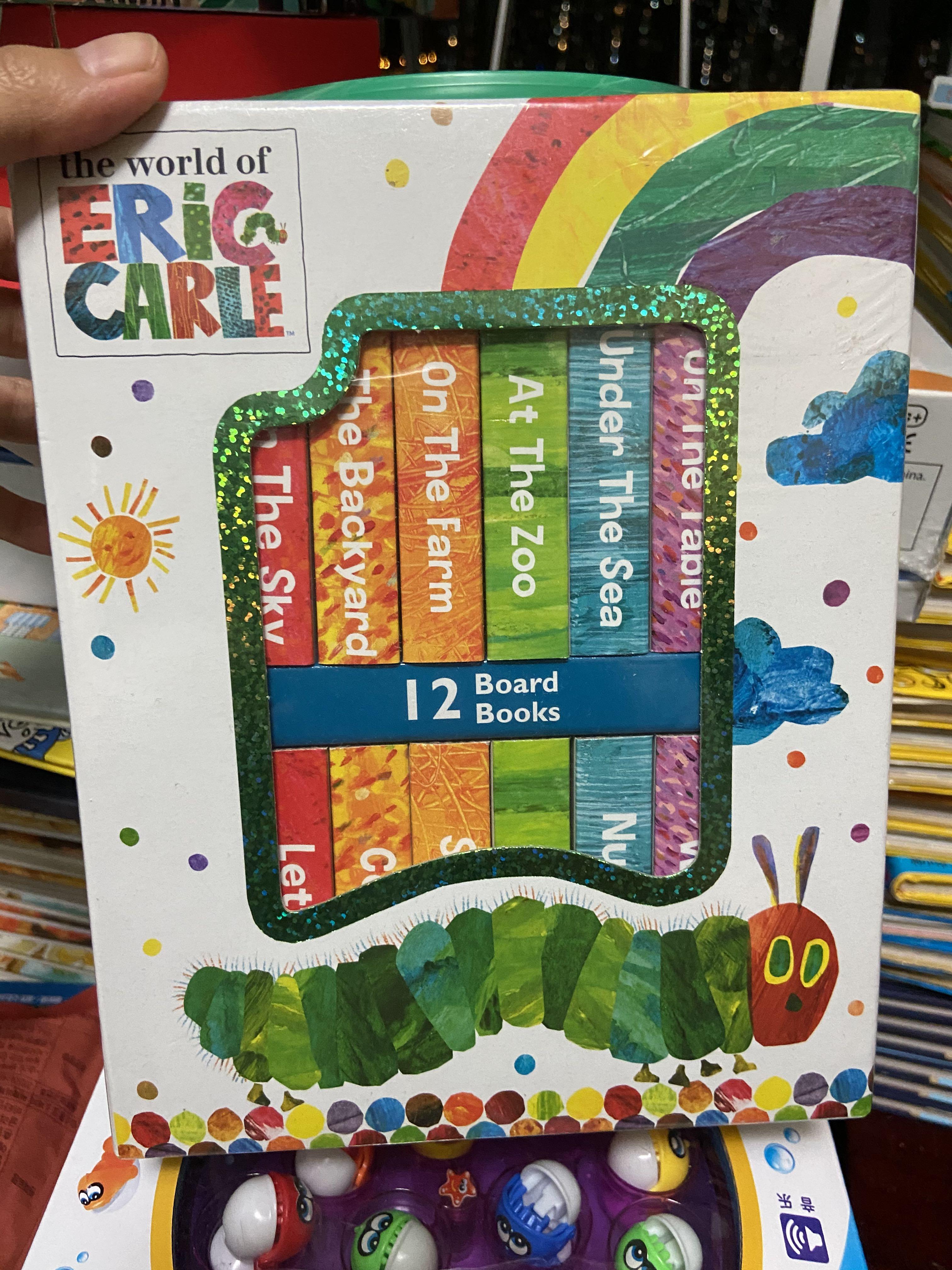 World Of Eric Carle My First Library 12 Board Book Block Set - By