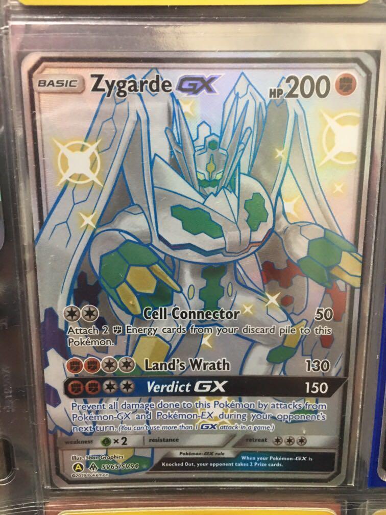 Zygarde Gx Sv65 Sv94 Hidden Fates Pokemon Card Toys Games Board Games Cards On Carousell