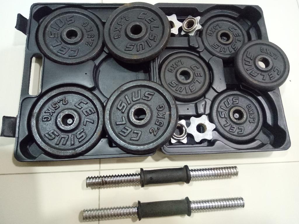 Celsius clearance dumbbell set