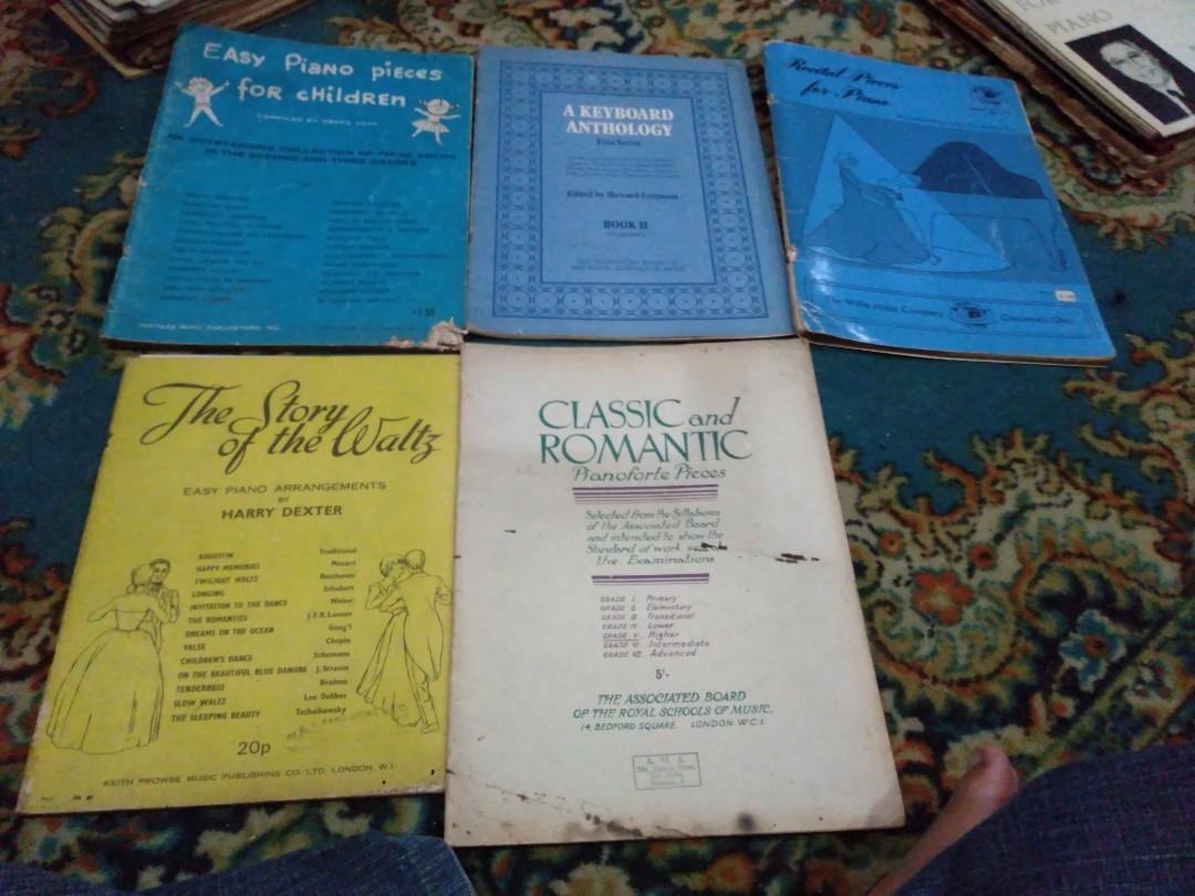 5 Biji Buku Muzik Togel Lama No 5 Antiques Vintage Collectibles On Carousell