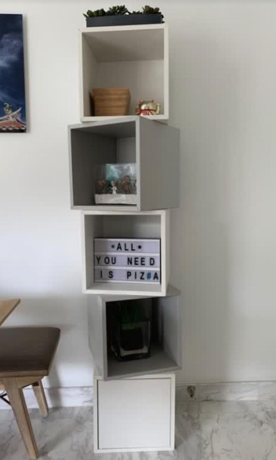 5 Ikea Eket Cubes Column Furniture Shelves Drawers On Carousell