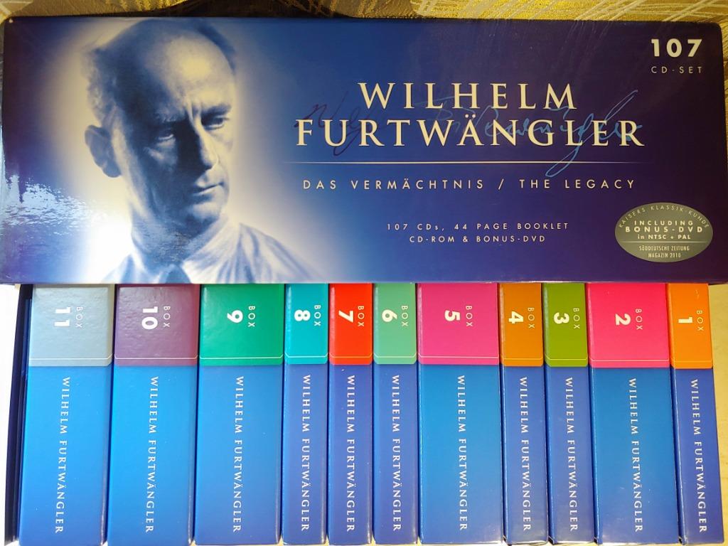 未開封 ヴィルヘルム・フルトヴェングラー 107 CD-BOX【Wilhelm
