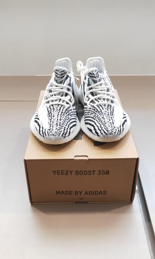 yeezy zebra 9.5