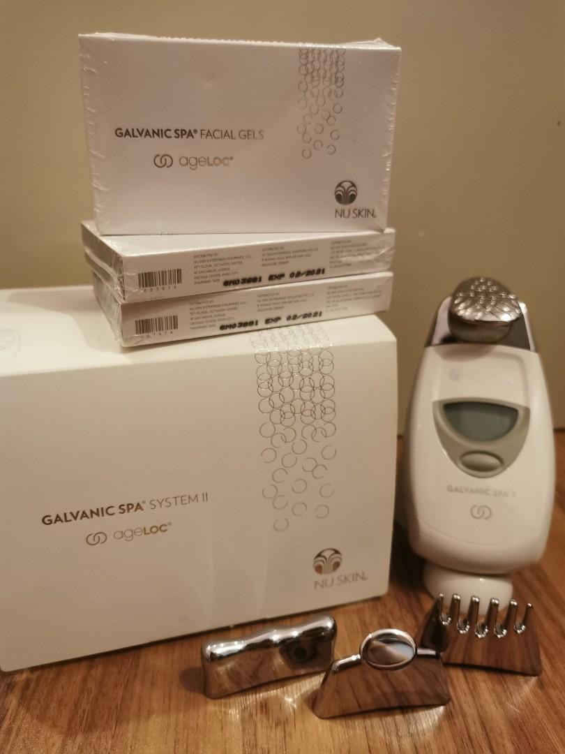 FREE 12 pairs of Galvanic Spa Facial Gels + ageLOC Edition Galvanic Spa ...