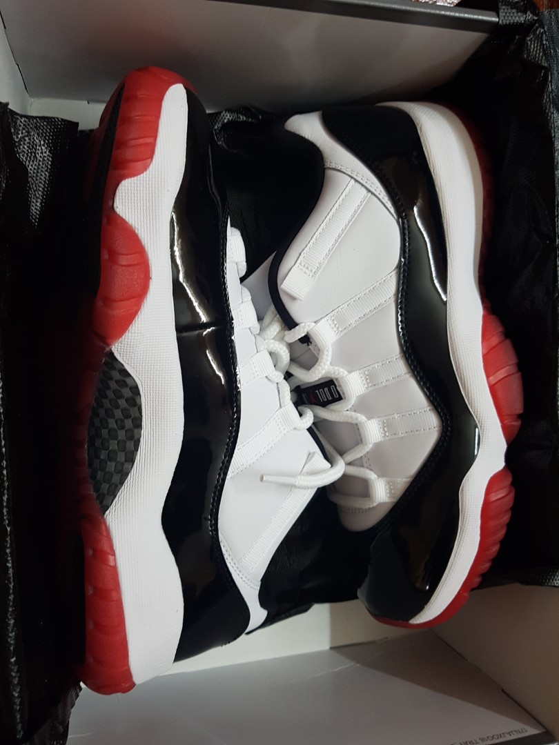 Air Jordan 11 Low White Bred Men S Fashion Footwear Sneakers On Carousell