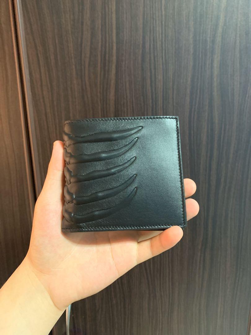 Alexander mcqueen rib cage wallet shop