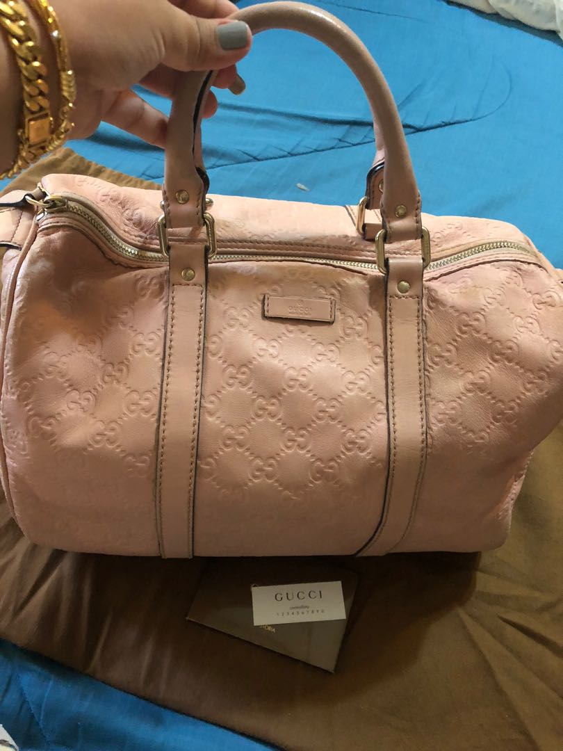 Authentic Gucci Guccissima Leather Boston Bag Women s Fashion Bags Wallets Purses Pouches on Carousell