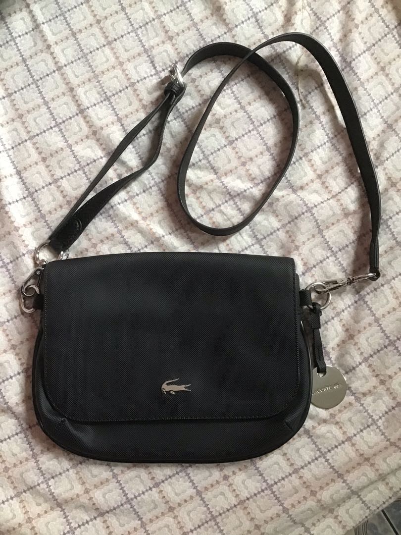 authentic lacoste sling bag