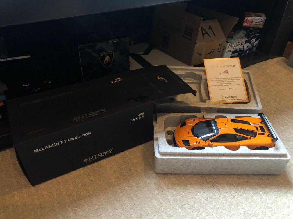Autoart 1 18 Mclaren F1 Lm Toys Games Bricks Figurines On