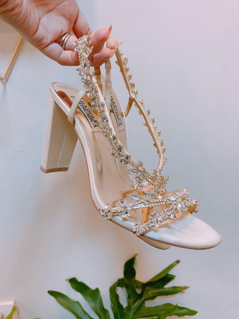 Felda crystal embellished strappy evening shoe outlet