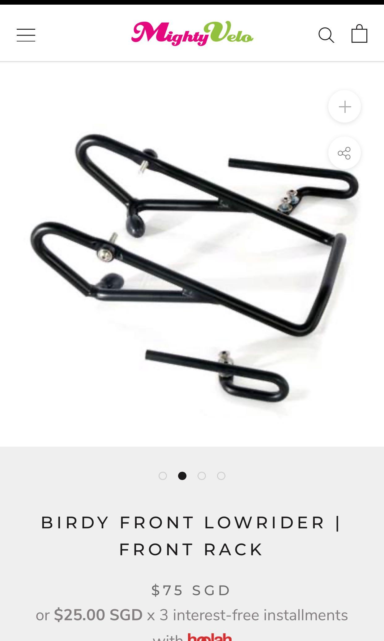 Birdy front rack 2025