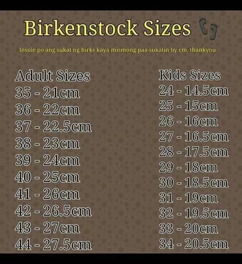 birkenstock size 37 24