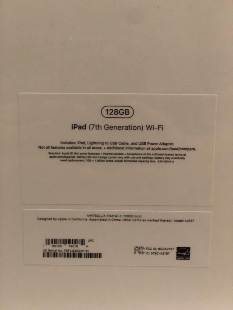 BN IPAD 7 128GB WIFI