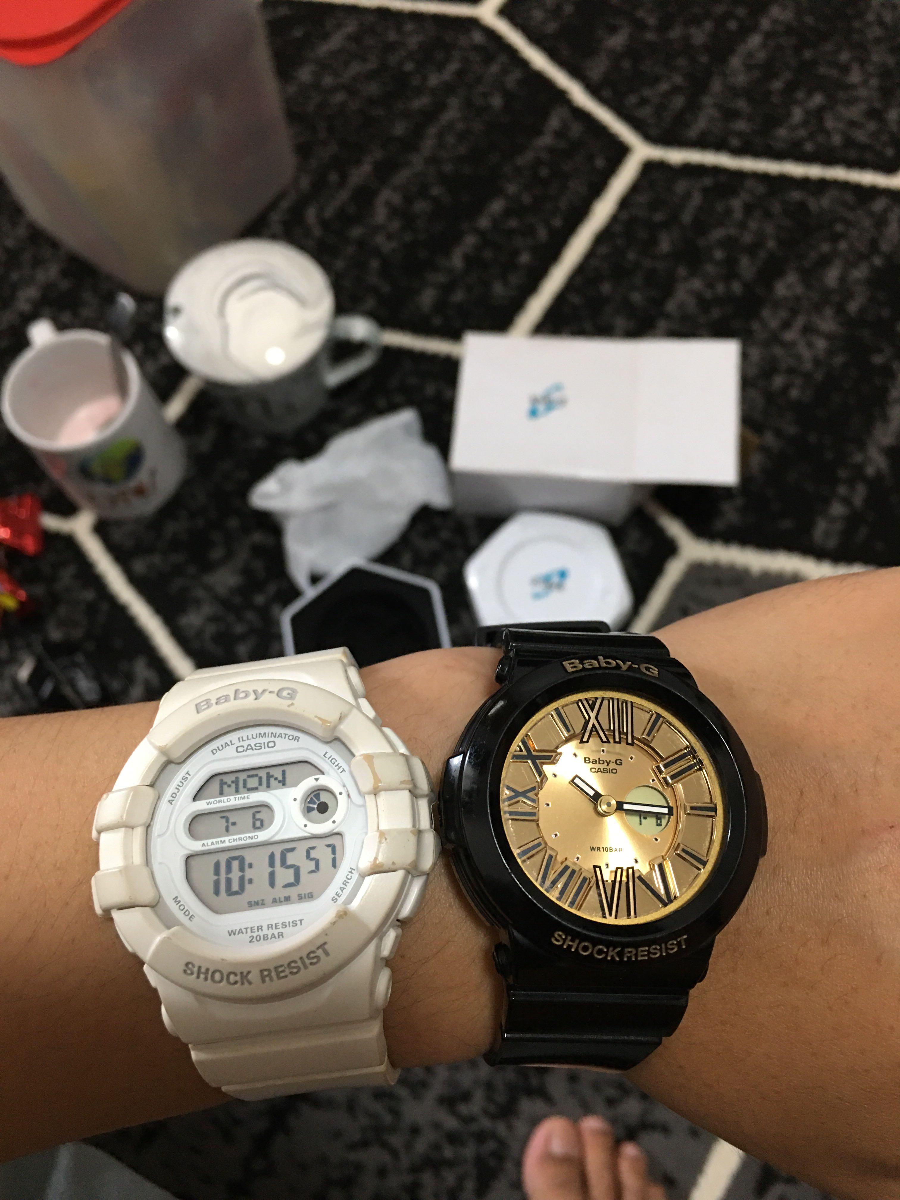 Casio Baby G BGD 140 White Dual Illuminator