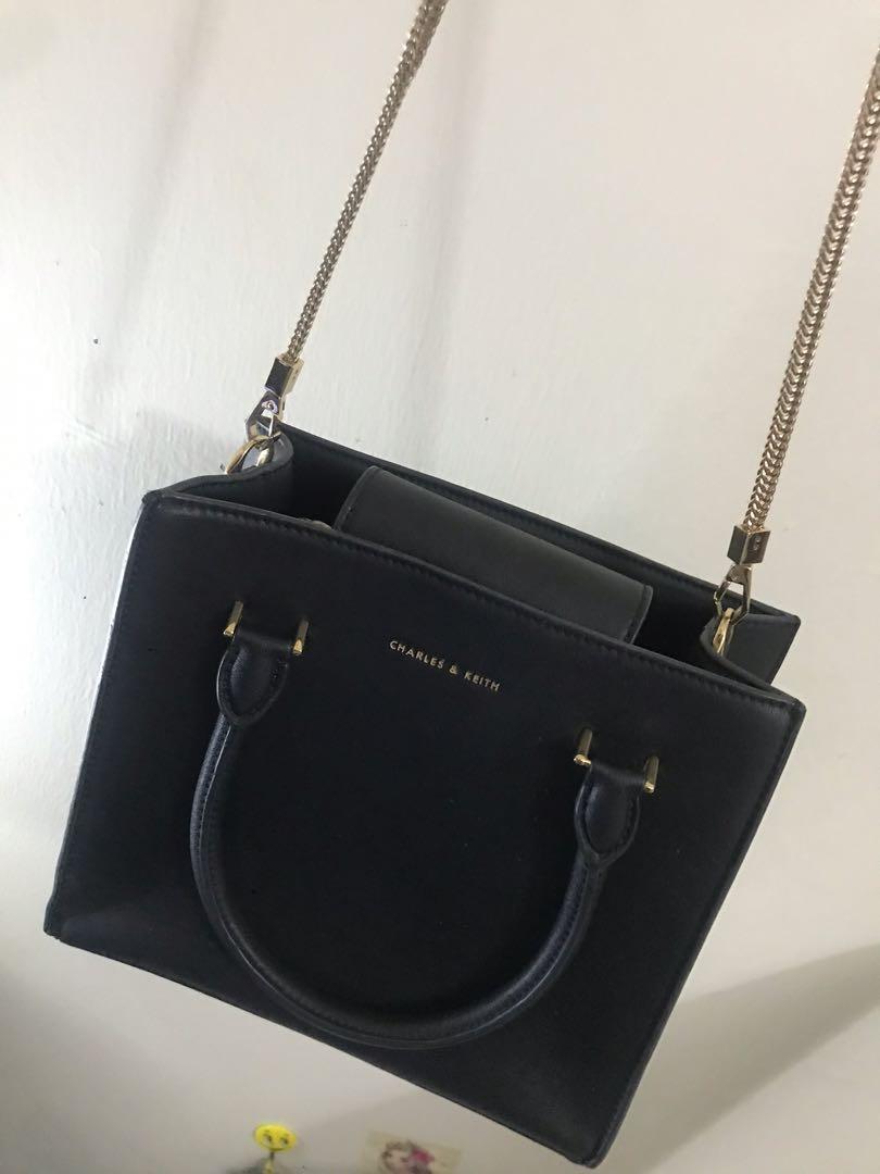 charles and keith bag material