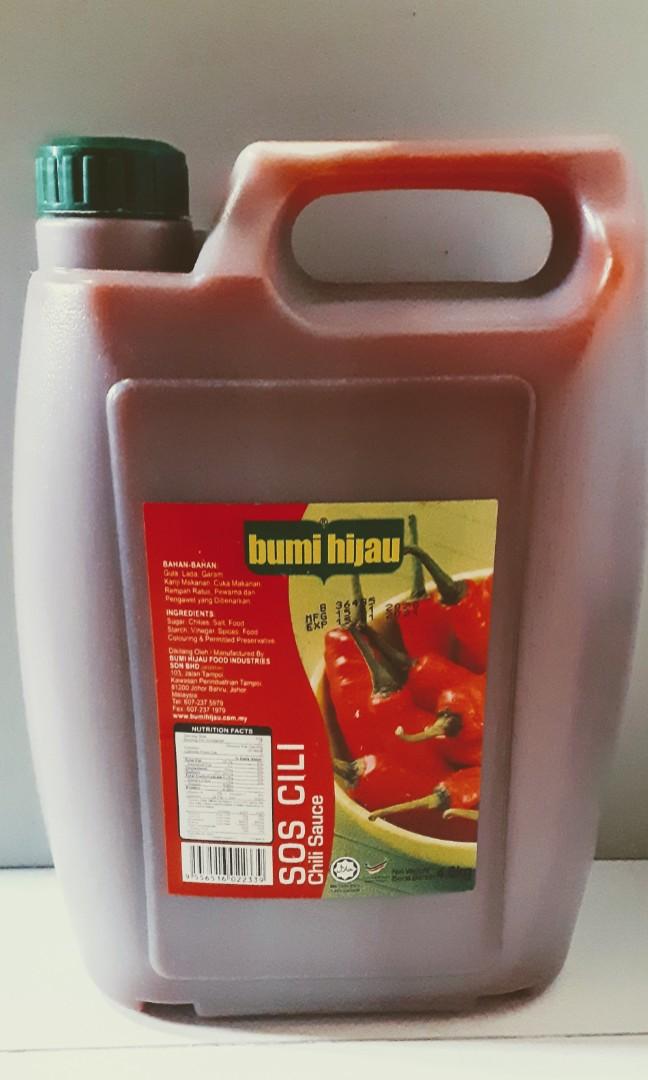 Chilli Sauce 4 9kg Bumi Hijau Food Drinks Instant Food On Carousell Vijolīšu pumpuri kristalizēti 500g sosa. chilli sauce 4 9kg bumi hijau