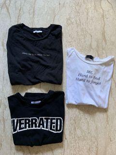 [CLEARANCE] CASUAL BASIC GRAPHIC TEES
