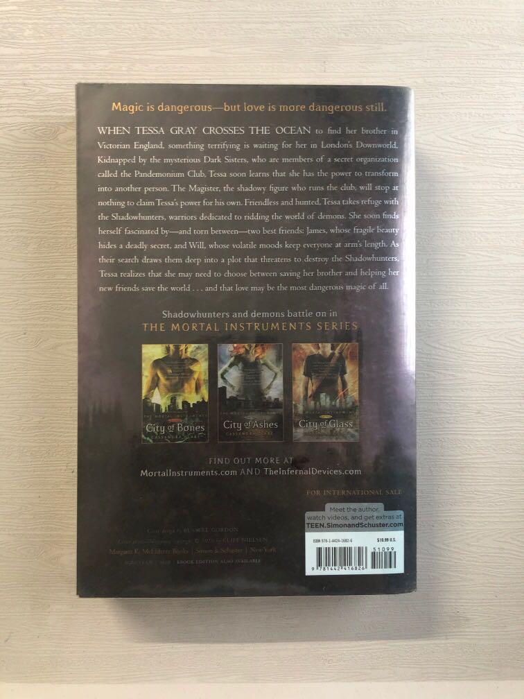 Clockwork Angel - Cassandra Clare (Category: Storybooks) located in Quezon City. Submitted by margikarp (Listing ID 1018689441, Image 3). Description: - Plastic wrapped - Good condition.