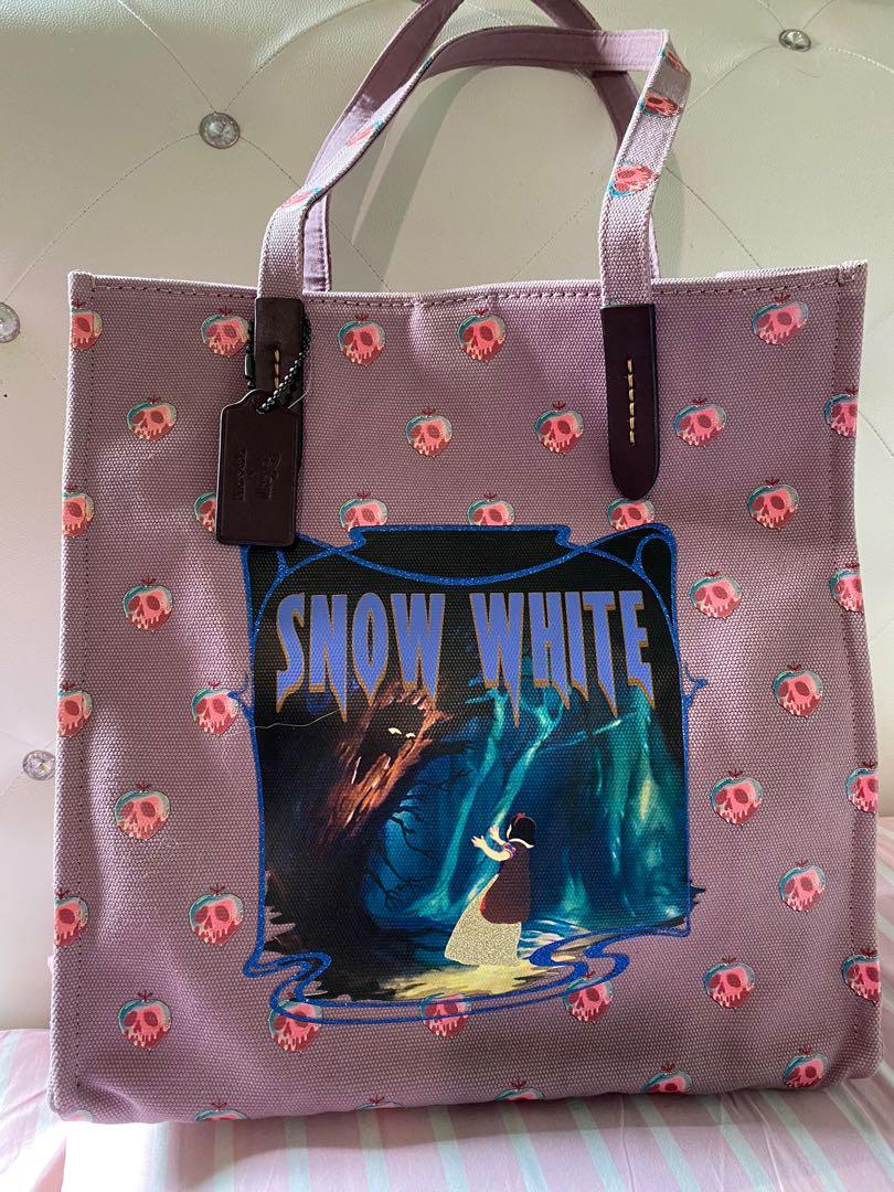 Coach snow white online tote