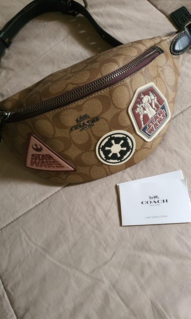 Coach X Star Wars Fanny Pack Authentic (Category: Belt bags, Clutches and Pouches) located in Makati City. Submitted by mickeypd (Listing ID 1018638451, Image 3). Description: Slightly Used Coach x Star Wars Fanny Pack NO TO FAKE !!!!!!!!.
