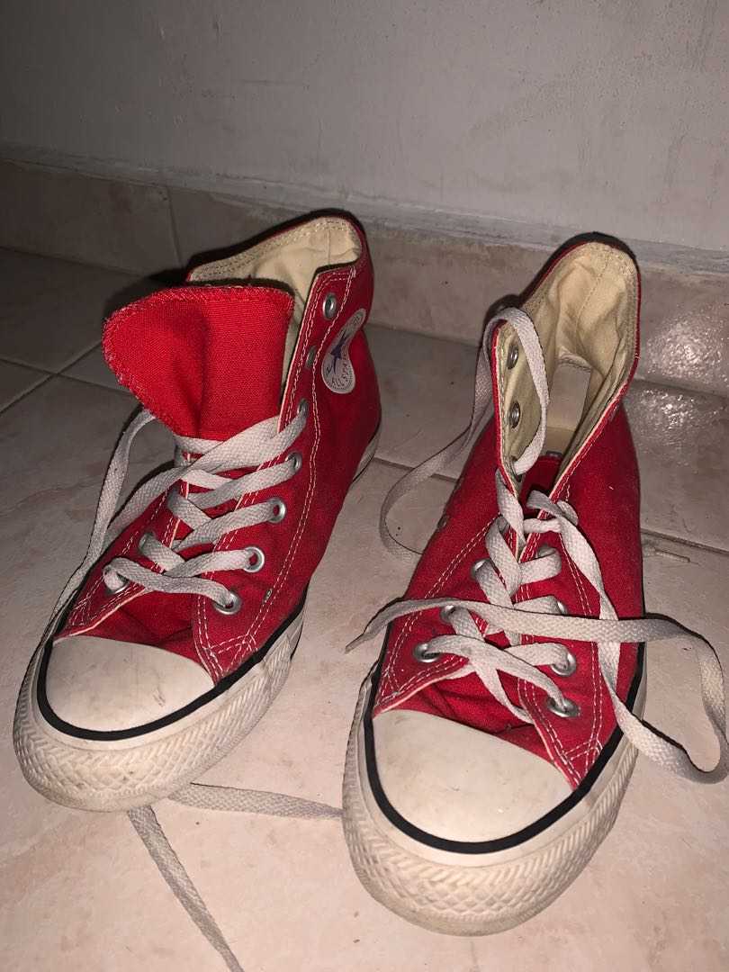 red high sneakers
