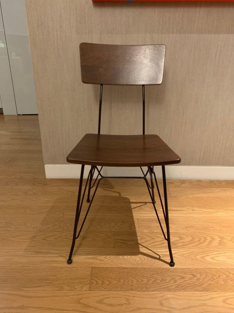 Crate and Barrel dining chair used, Furniture & Home Living, Furniture, Chairs on Carousell