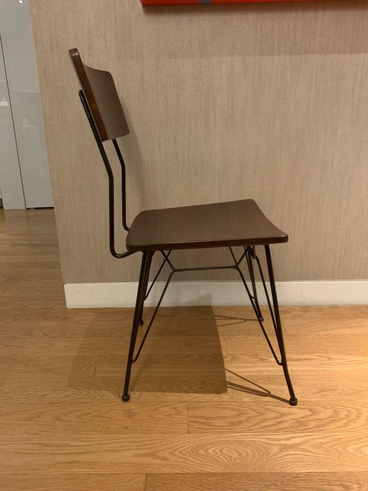 Crate and Barrel dining chair used, Furniture & Home Living, Furniture, Chairs on Carousell