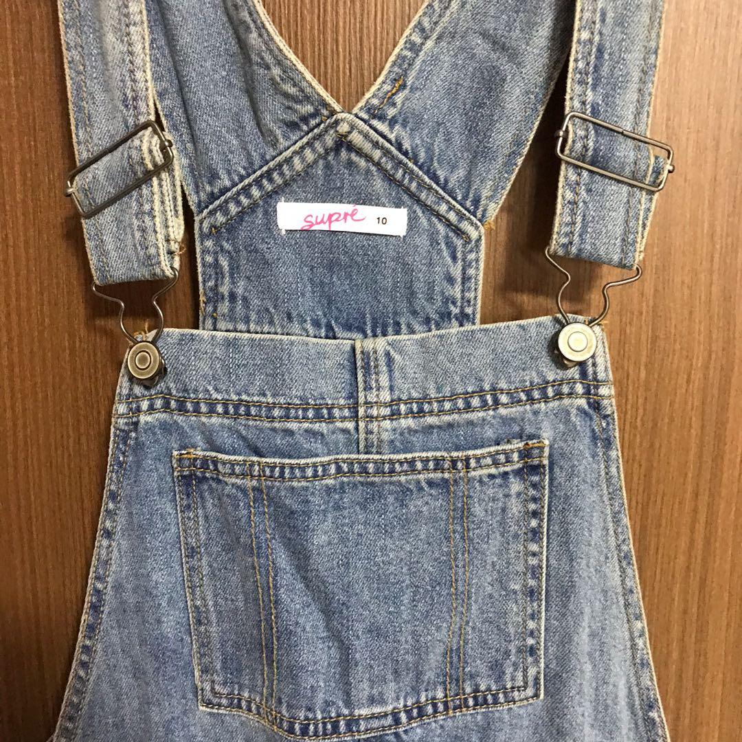 supre denim overalls