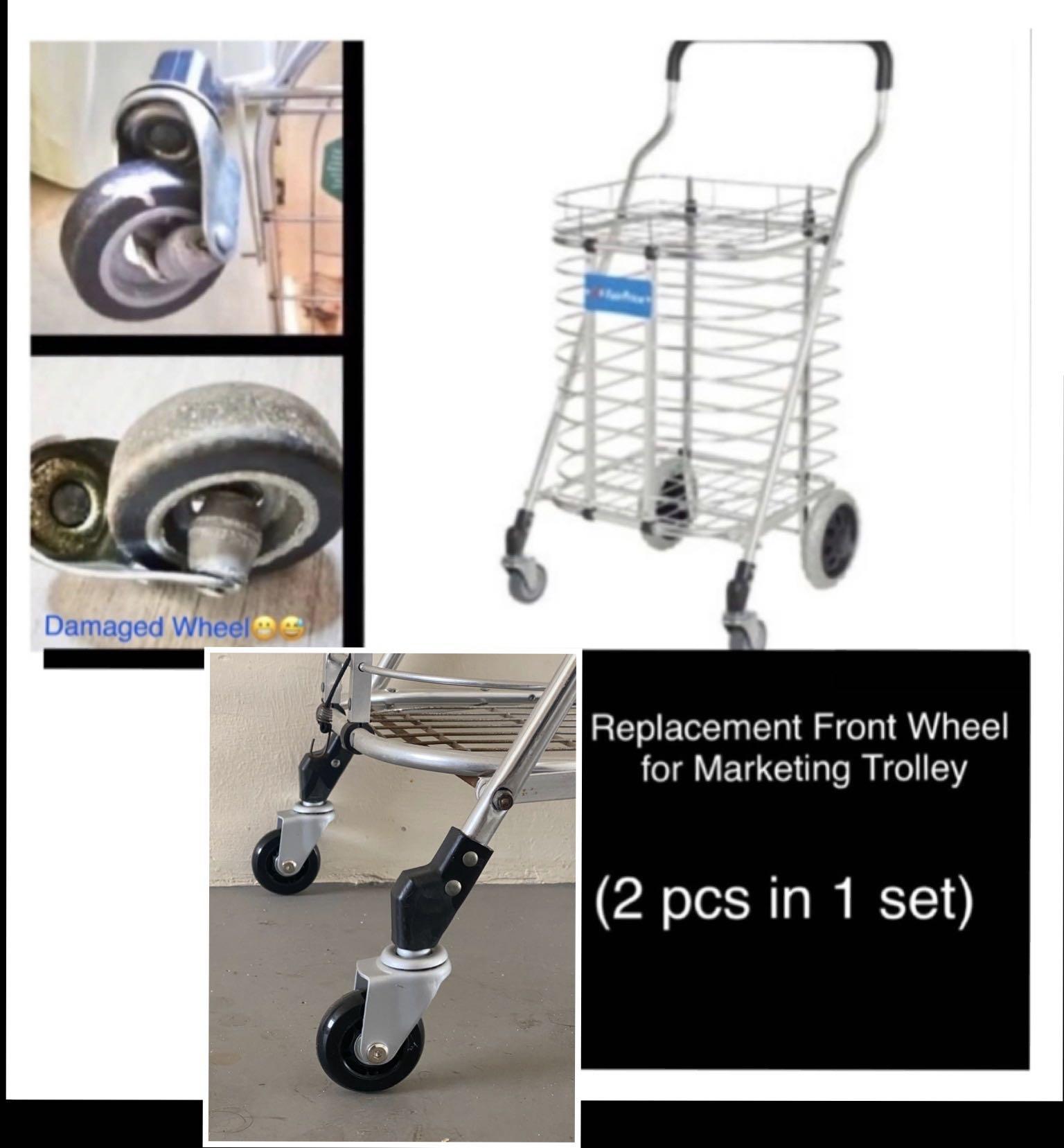 Trolley top wheel replacement