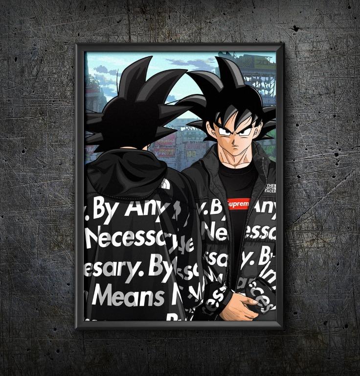 Supreme goku poster sale