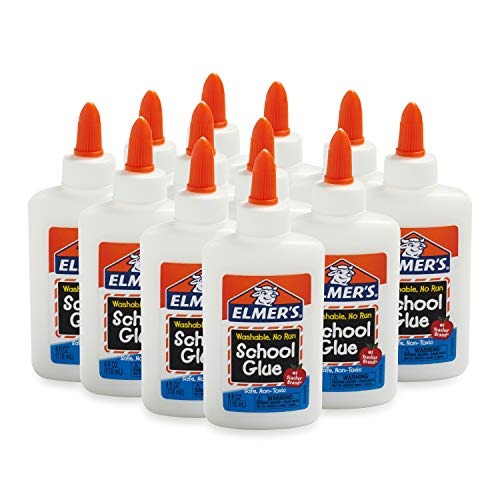 Elmer's Liquid Glitter Glue, Great for Making Slime, Washable, Assorted Colors, 6 Ounces Each, 3 Count