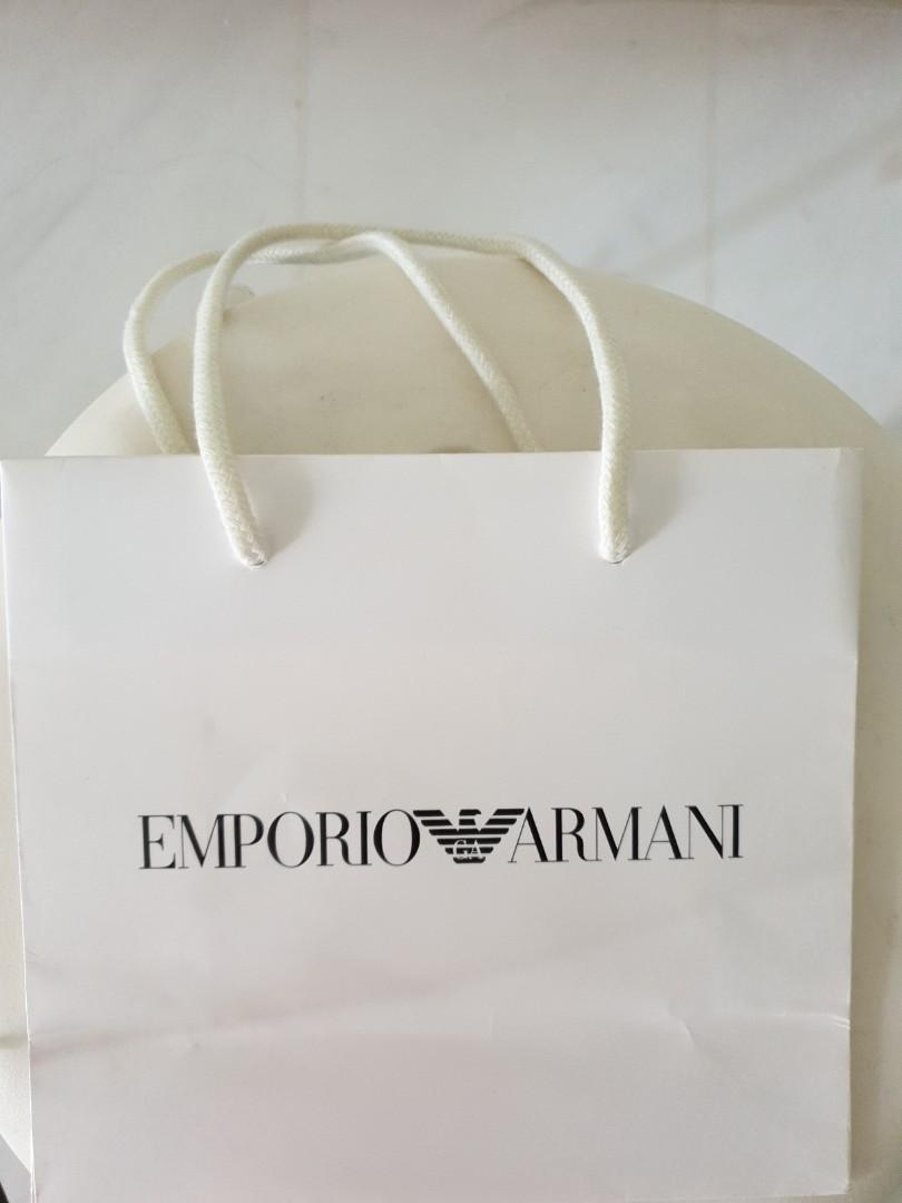 armani paper bag