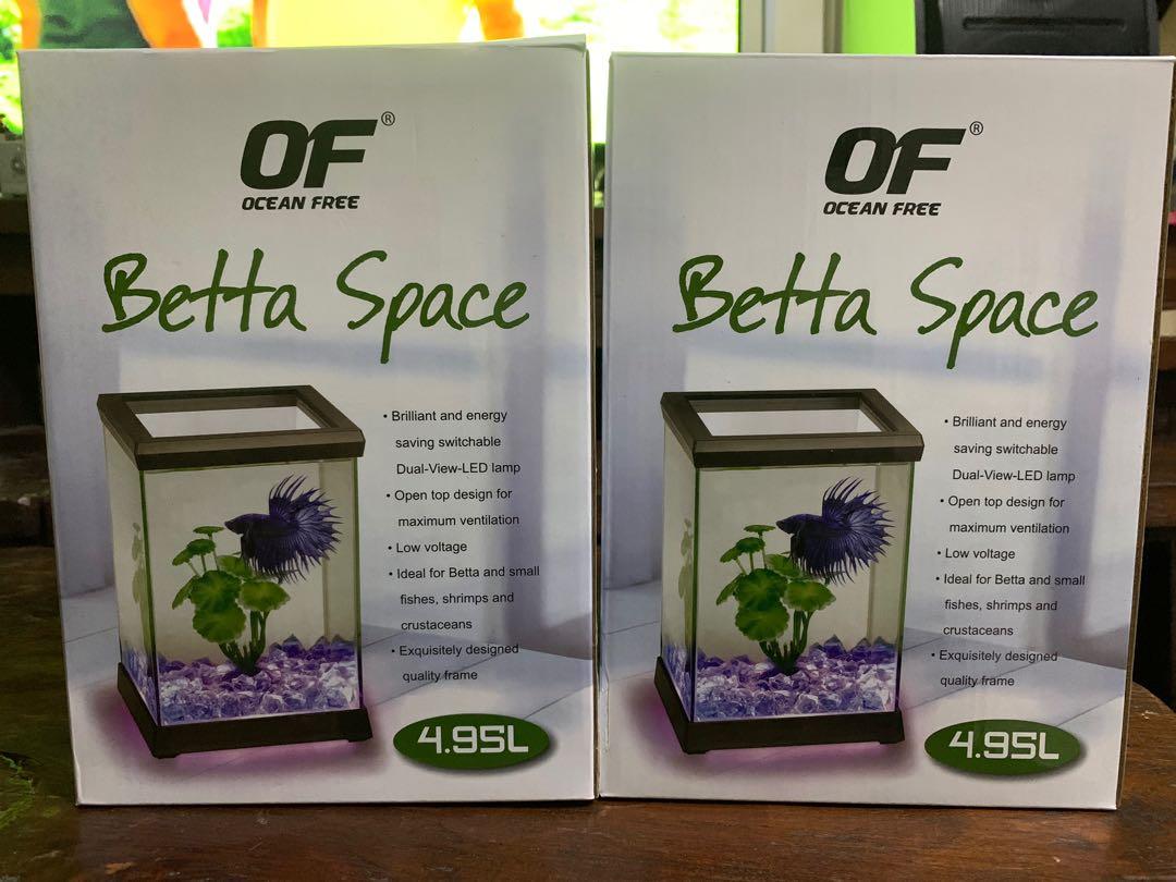 Fish Tank For Betta Fish White Colour Pet Supplies For Fish Fish Tanks On Carousell