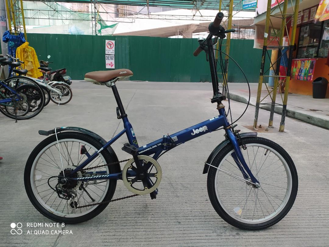 Jeep Wrangler Folding bike, Sports Equipment, Bicycles & Parts, Bicycles on  Carousell
