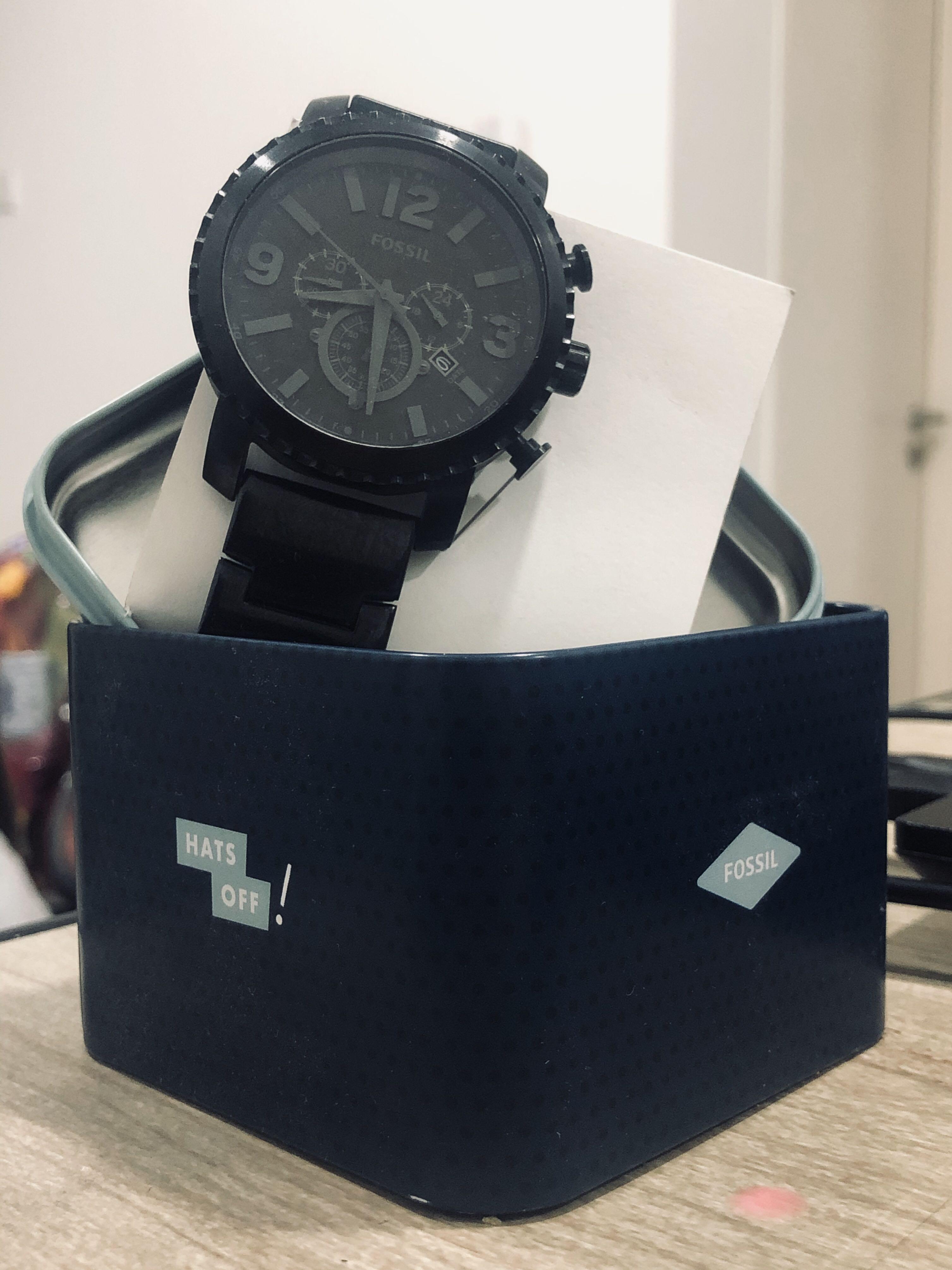 fossil blackout smartwatch