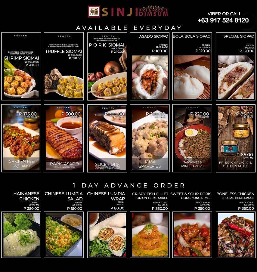 Sinji Frozen Chinese Food (Category: Local Eats) located in Quezon City. Submitted by sabab.png (Listing ID 1018792065, Image 1). Description: Get your chinese food fix with these ready to cook meals from Sinji! 💯% authentic chinese food Pm for inquiries😋.