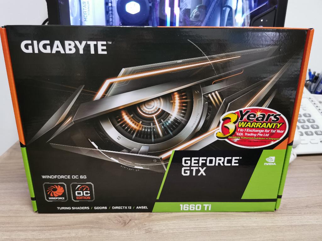 Gigabyte Geforce GTX 1660 Ti Windforce OC Computers Tech Parts