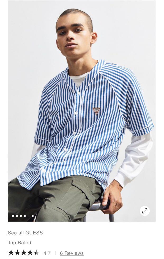 guess david baseball jersey