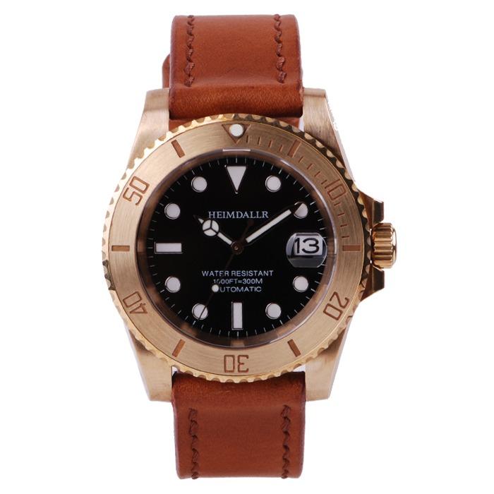 HIGH QUALITY HEIMDALLR MEN S BRONZE SUBMARINER DIVE WATCH Mobile