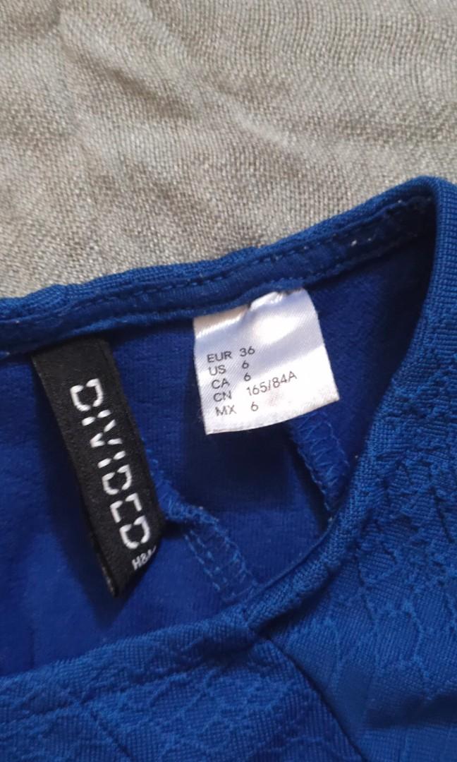 H&m dress blue (Category: Dresses) located in Quezon City. Submitted by js1983 (Listing ID 1018542631, Image 3). Description: .