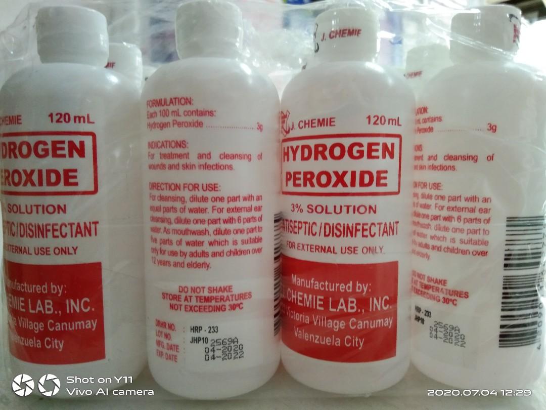 Hydrogen peroxide antiseptic/disinfectant, Health & Nutrition, Medical