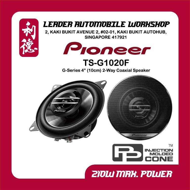 In Stock Now Pioneer Ts G1020f G Series 4 10cm 2 Way Coaxial Speaker Electronics Audio On Carousell
