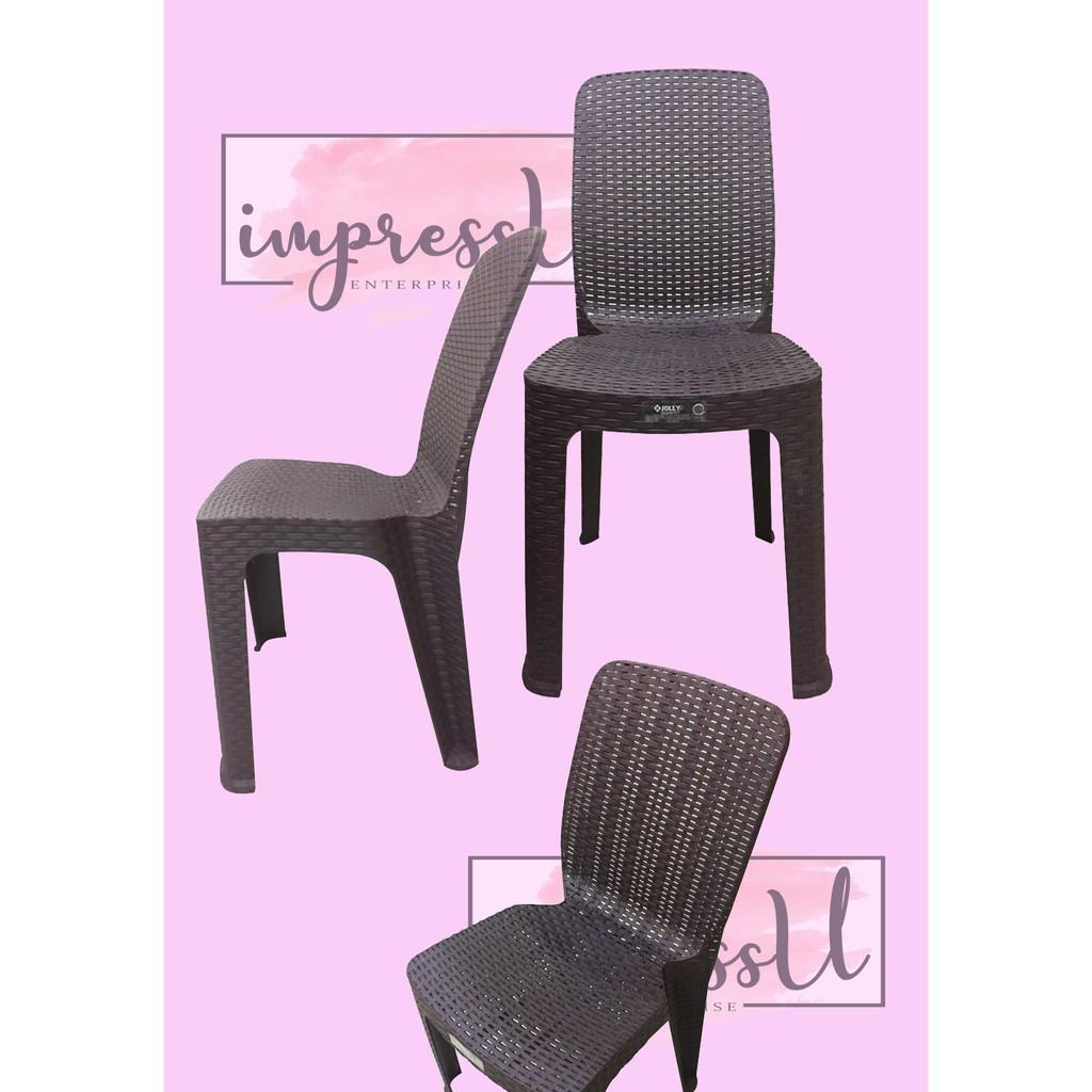 Jolly plastic online rattan chair price