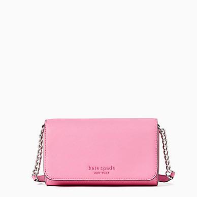 bright pink clutch bag