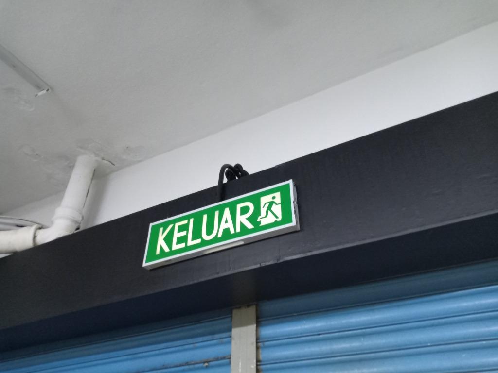 KELUAR SIGN (LED), Furniture and Home photo