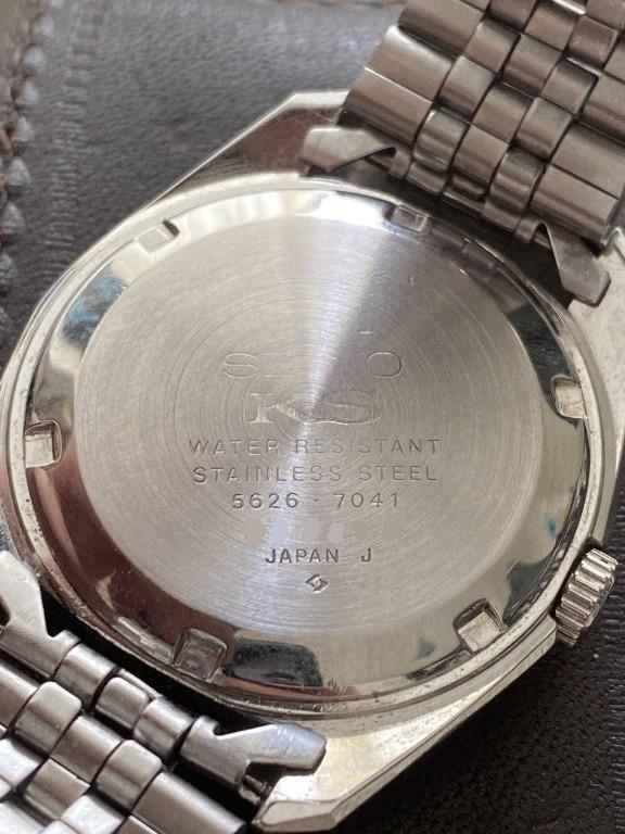 RARE King Seiko COSC 5626-7041 with Kanji day/date, Women's Fashion,  Watches & Accessories, Watches on Carousell