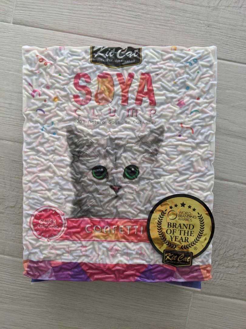 Kit Cat Soya Clump Litter Confetti, Pet Supplies, For Small Animals