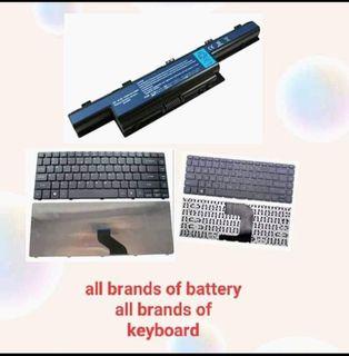 LAPTOP KEBOARD/BATTERY /CHARGER