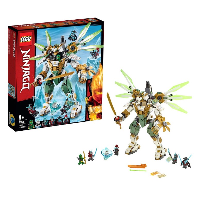 Lego 70676 ninjago lloyd's titan mech action figure best sale