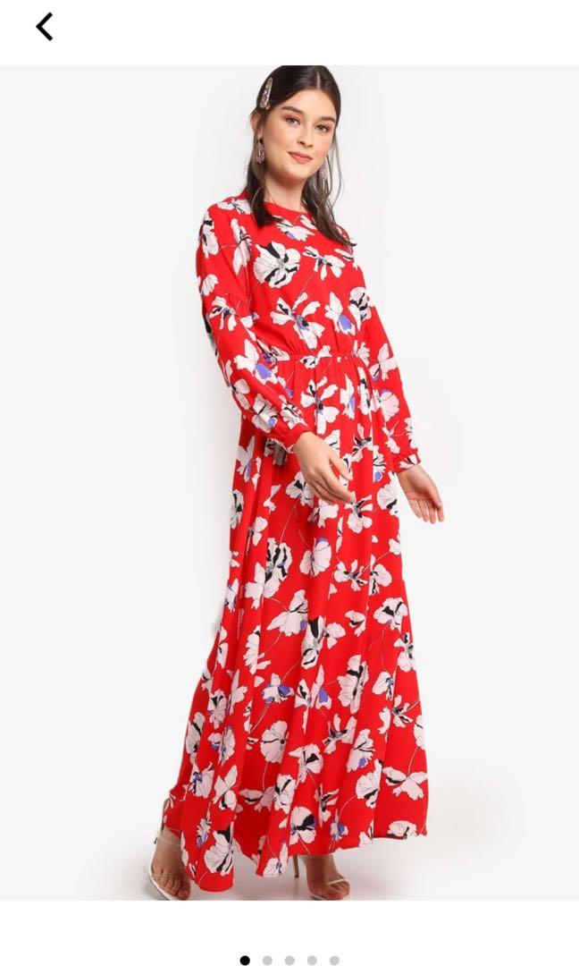 lubna drawstring wrap dress